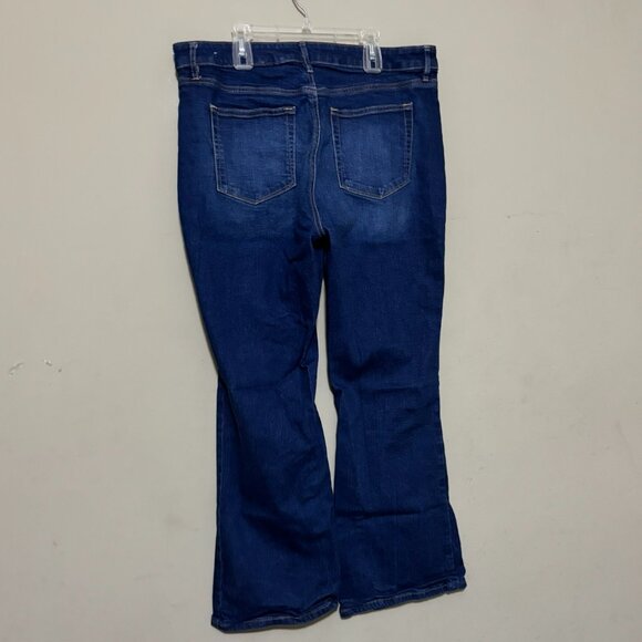 LOFT Outlet Size 14 Curvy Bootcut Jeans – Dark Wash Stretch Denim - Picture 2 of 5